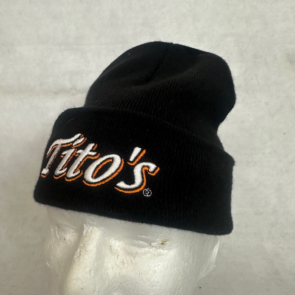 Tito's Embroidered Ski Cap One size fits most Gently worn 100% acrylic